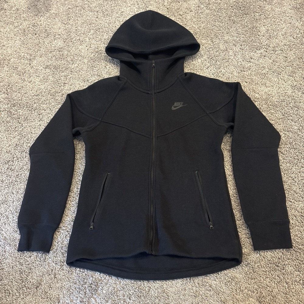 Nike Sportswear Tech Fleece Windrunner Full-Zip Hoodie FB8338-010 Womens Size XS